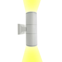Applique Lampada da Muro Parete LED con doppia emissione GU10 per esterno IP65