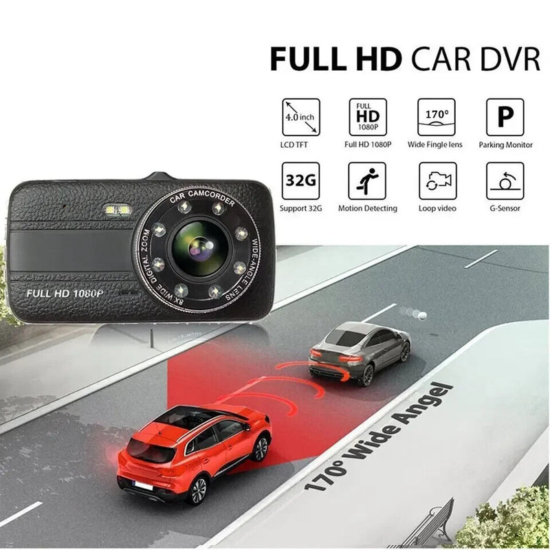 Telecamera Auto Full Hd 1080p Dvr Car Dash Cam Con Video Camera