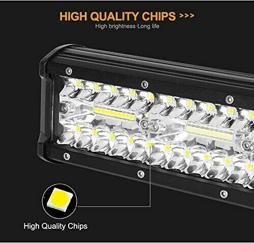 Faro Da Lavoro 12/36v A Led Barra Luce Anteriore Bar Suv Fuoristrada Auto 720w