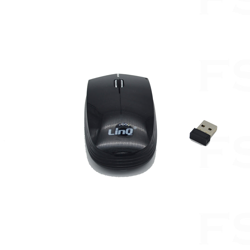Mouse Wireless 2.4 Ghz Nero Senza Fili  - INmille