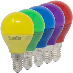 Lampadina Led E14 Mini Globo 2W Colorata - INmille