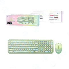 Set Tastiera e Mouse Wireless Colorate