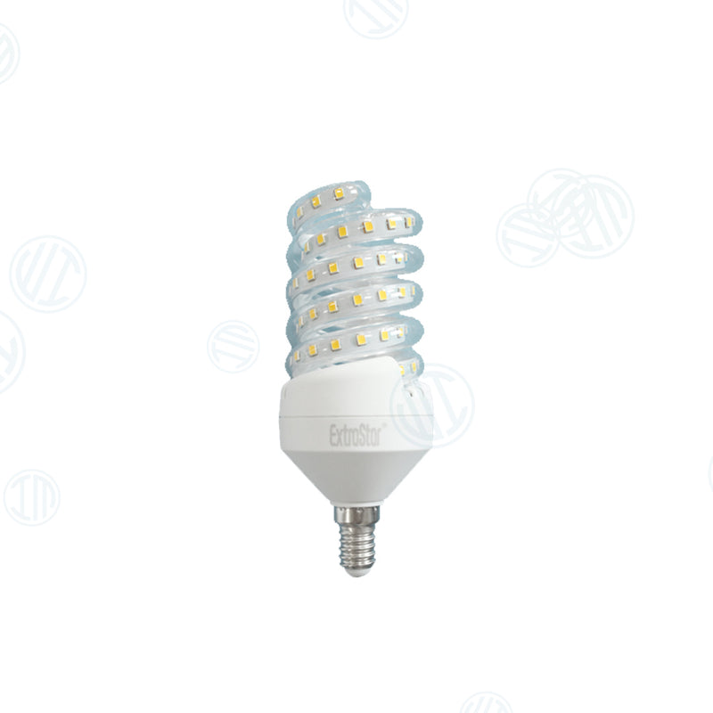 Lampadina Led a Spirale Trasparente 13W E14