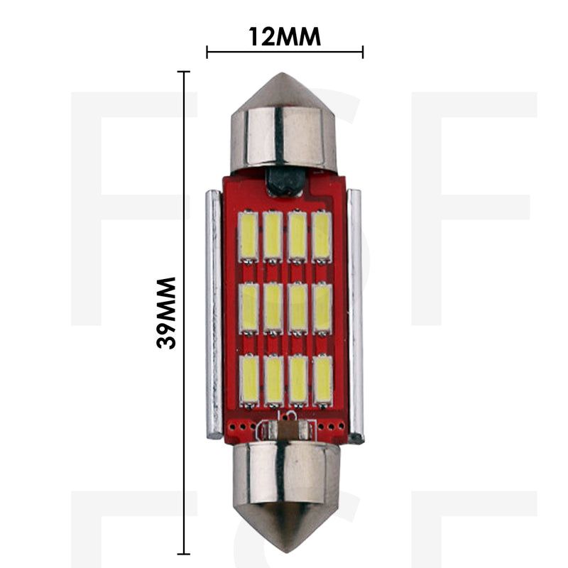 Lampadina Led A Siluro 12V 6W Canbus 39Mm