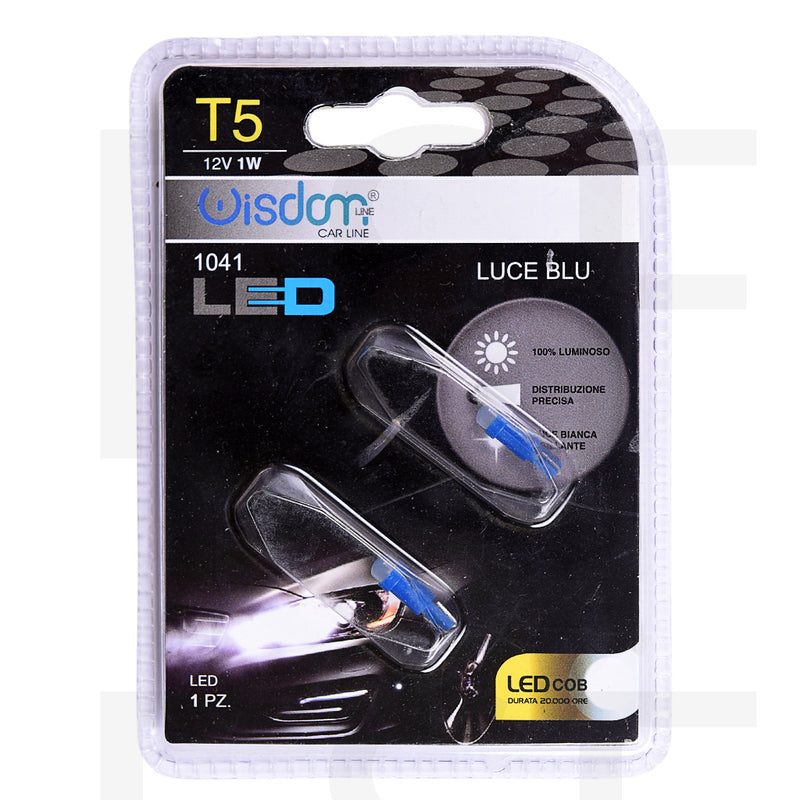 Lampada Led Luce Da Cruscotto Luce Blu T5