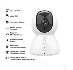 Telecamera Smart  Intelligente WiFi