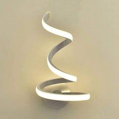 Applique Lampada Da Parete A Spirale Per Interno Led Luce Calda Fredda Naturale