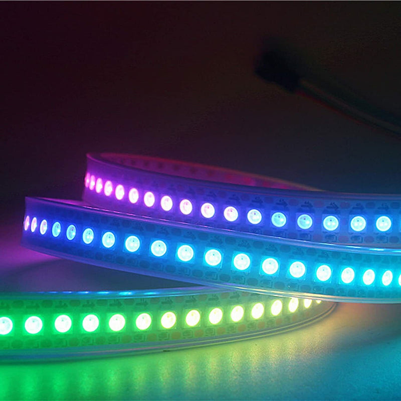 Striscia Strip Led Smd 5050 220v Rgb Spina Bluetooth Interno Esterno 1m 2 m 3m