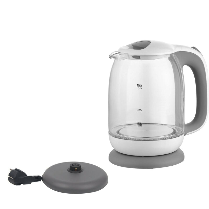 Bollitore Elettrico in Vetro con Filtro The Tisane Capacità 1.7Lt 2200W HM-5550